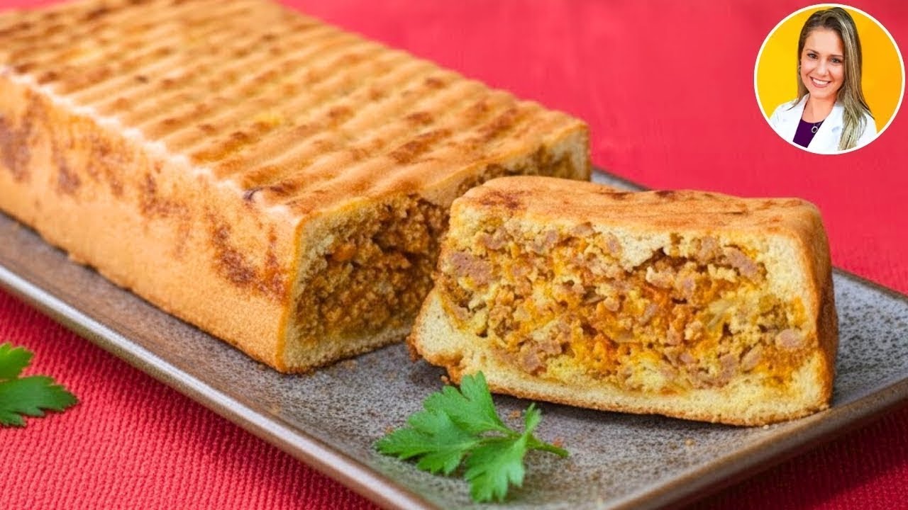 ¡CÓMELA EN EL ALMUERZO Y ADIÓS A LA BARRIGA! Ya sale rellena! Low Carb, Rica en Proteína y Fácil
