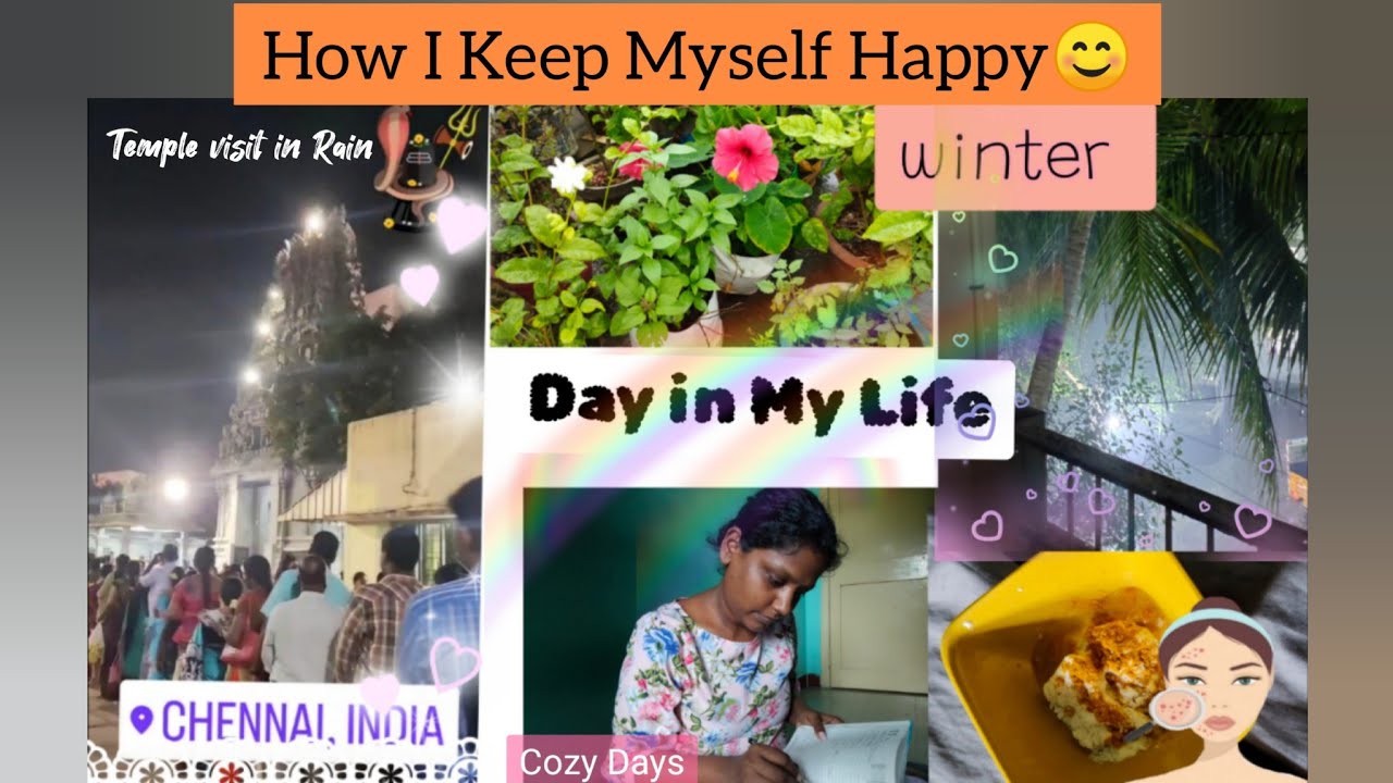 Day in my life Vlog 🌧 |What Keeps me Happy🥰 Relaxing Day #aestheticvlog #chennailife#diml