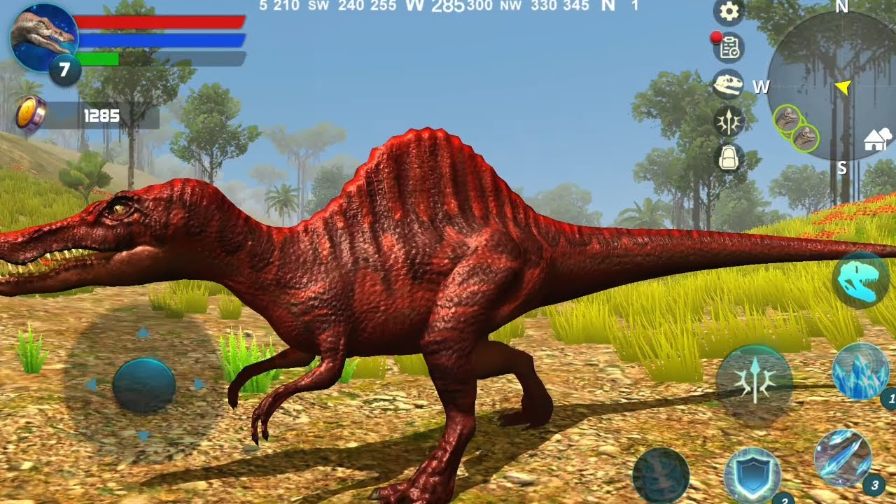 Best Dino Games - Spinosaurus Simulator Android Gameplay  Dinosaur Sim Game