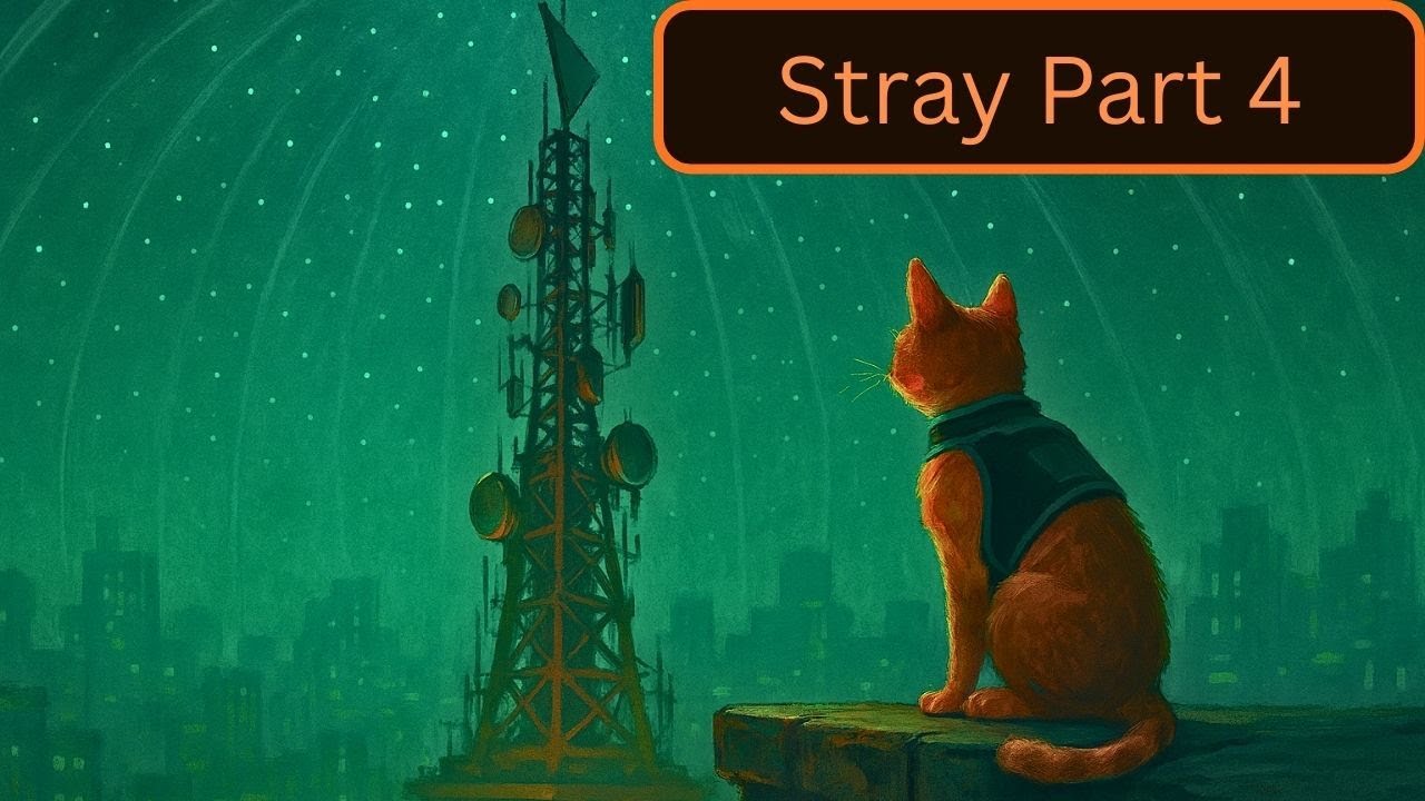 Stray Part 4 Game Play |  PlayStation 5 | 1st  time playing