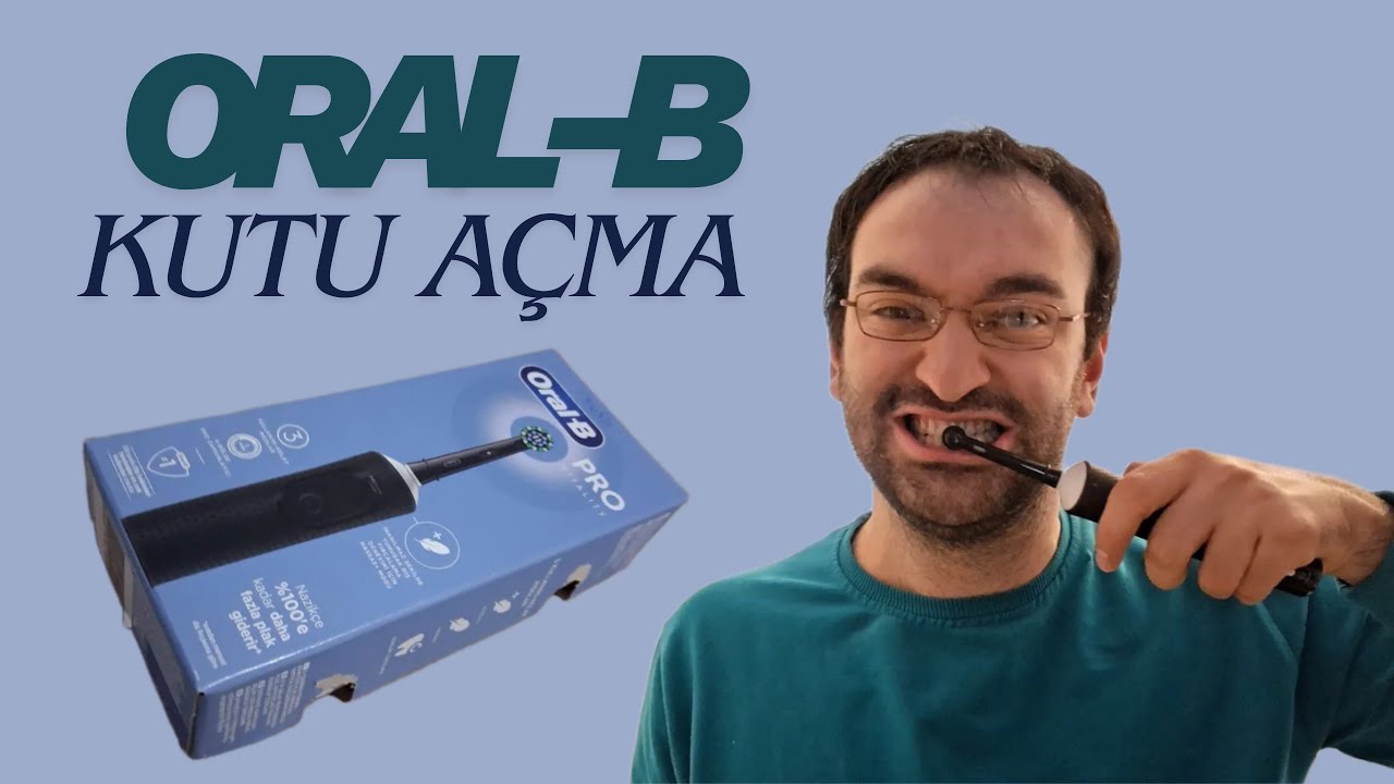 Manuel Fırçayı Çöpe Attıran O Cihaz Oral-B Pro Kutu Açılışı ( #reklamdeğildir )
