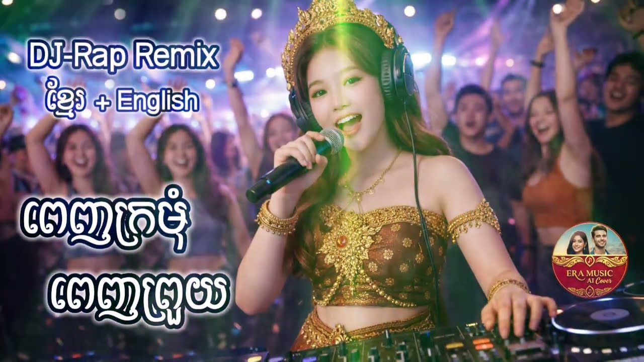 🔥DJ-Rap FX ភ្លេងថ្មីឡូយ👉🇰🇭 | ពេញក្រមុំ ពេញព្រួយ | Khmer N English  AI Music Cover