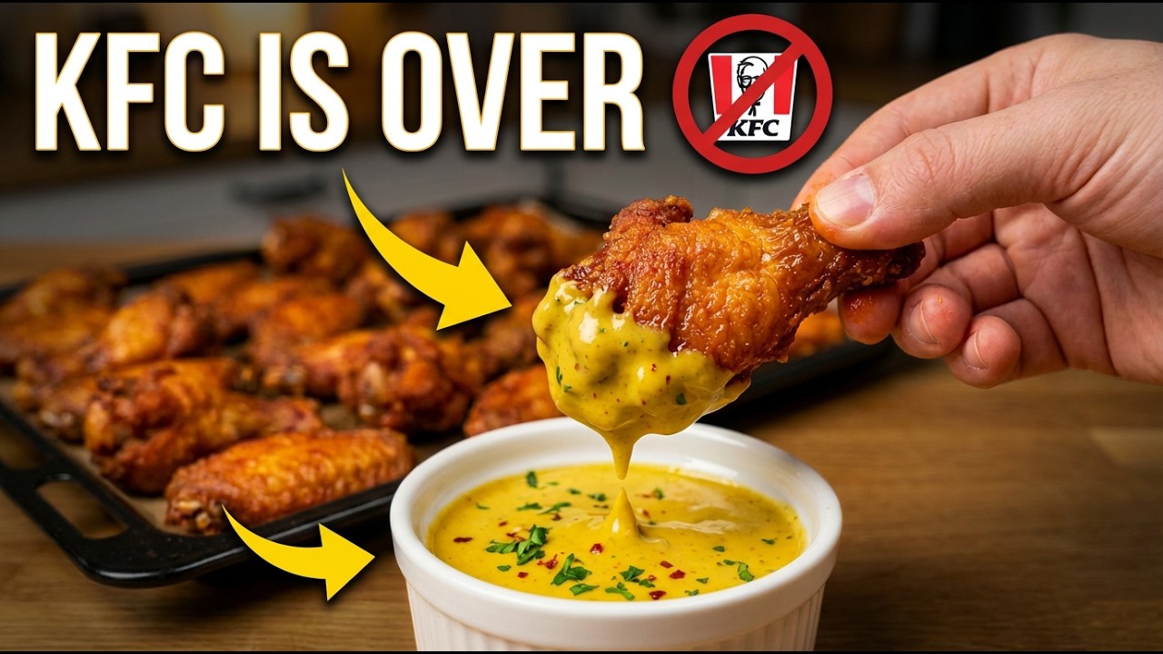 I Stopped Ordering KFC After Making These Crispy Wings🔥