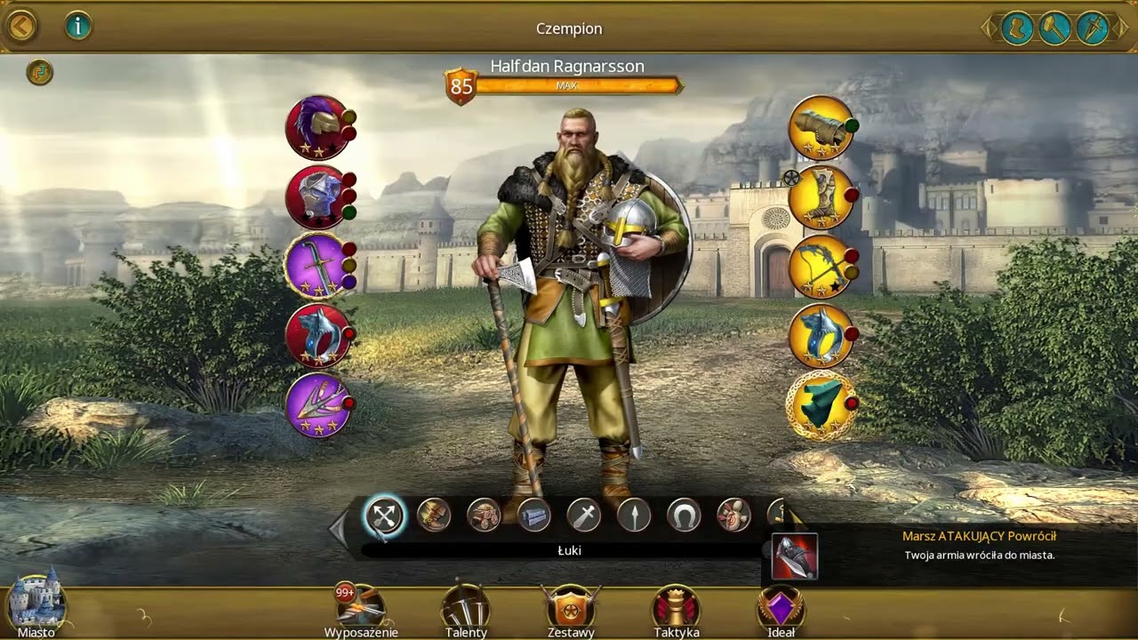 March of Empires PL- Jak atakuje obozy