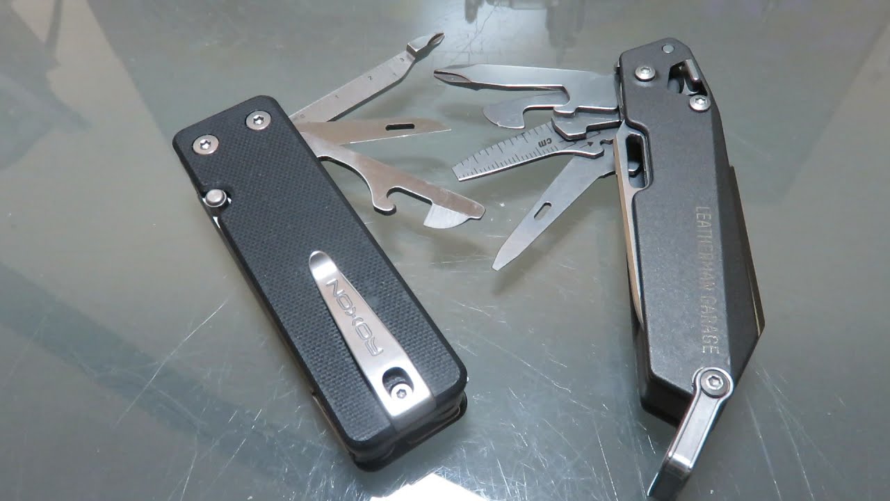 ROXON (KS2) vs LEATHERMAN (Europe75) : One Hand Opening Tools!