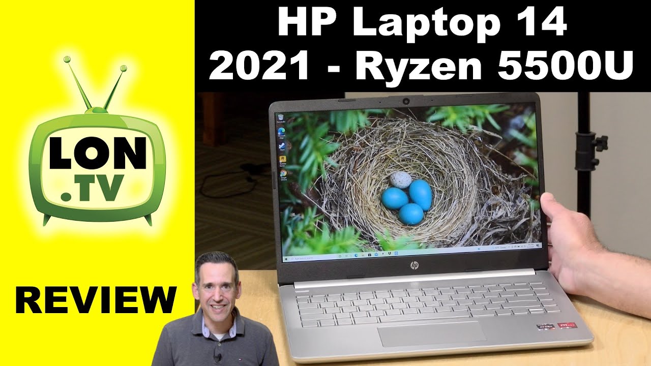 HP Laptop 14 with Ryzen 5500U - Add a Stick, Play Games! 14-fq1021nr