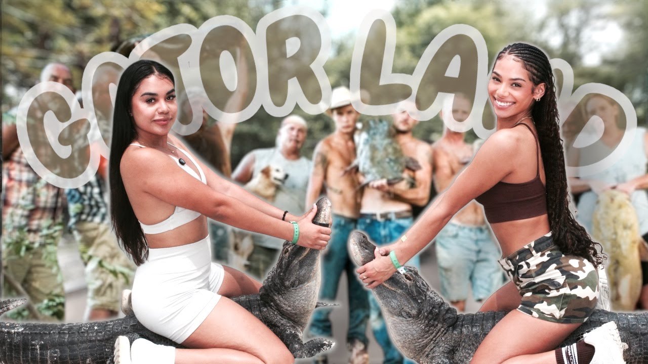 RIDING GATORS  At GATOR Land With 