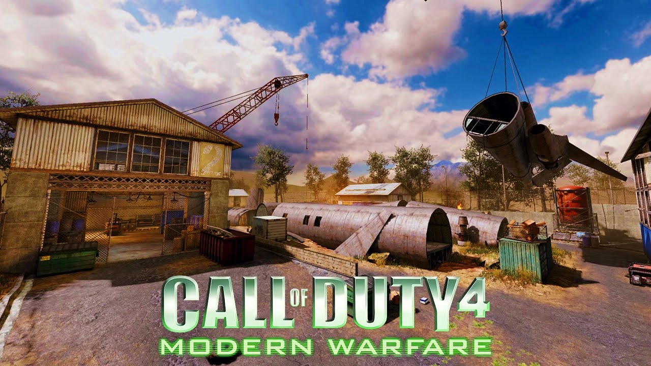 SCRAPYARD from MODERN WARFARE 2 in CALL OF DUTY 4! 🔥 (CoD4 Custom Maps)