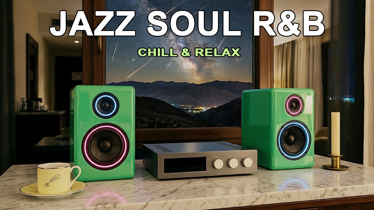 Smooth Jazz & Soulful R&B – Cozy Groove Atmosphere for Peaceful Work & Reflection