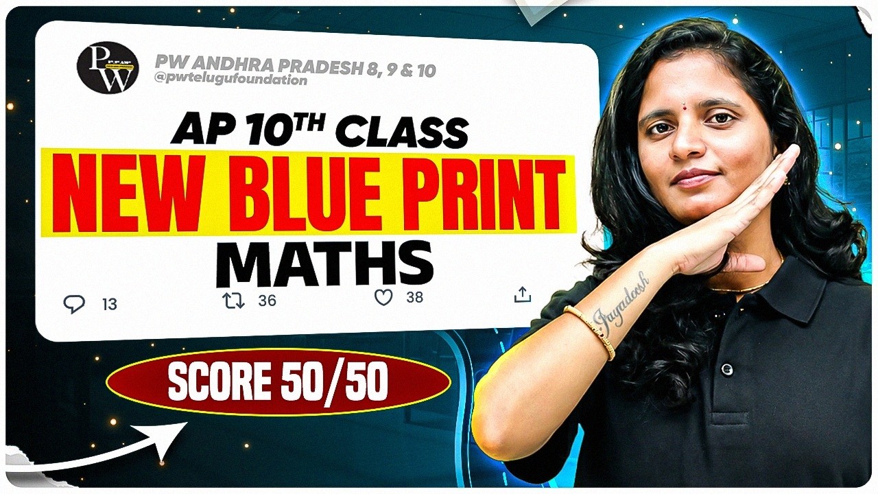 AP 10th Class Maths New Blueprint 2026 | Complete Marks Distribution