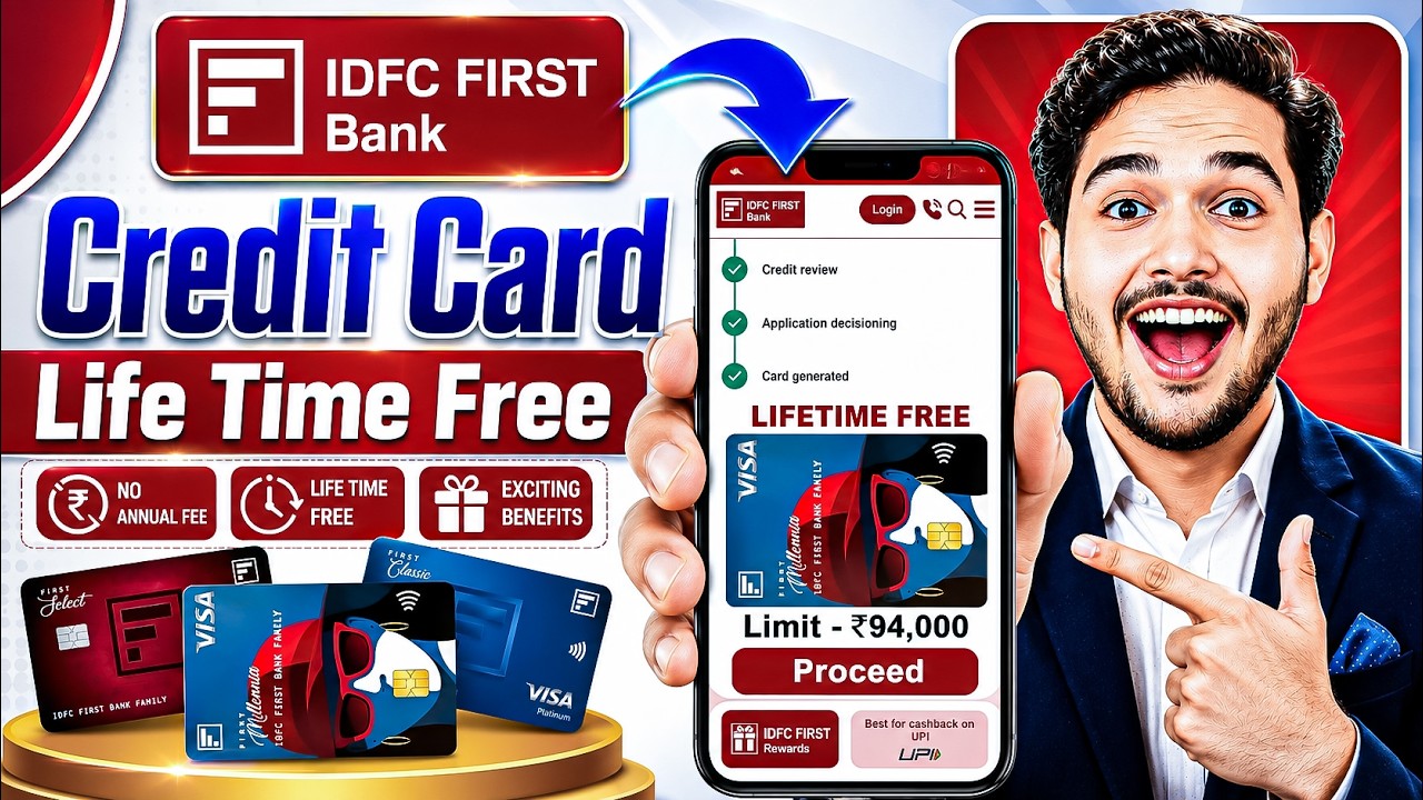 IDFC First Bank Credit Card Apply Online | IDFC Credit Card Apply | How To Apply IDFC Credit Card