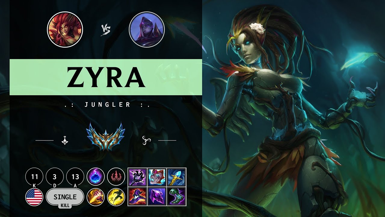 Zyra Jungle vs Bel'Veth - NA Challenger Patch 14.11