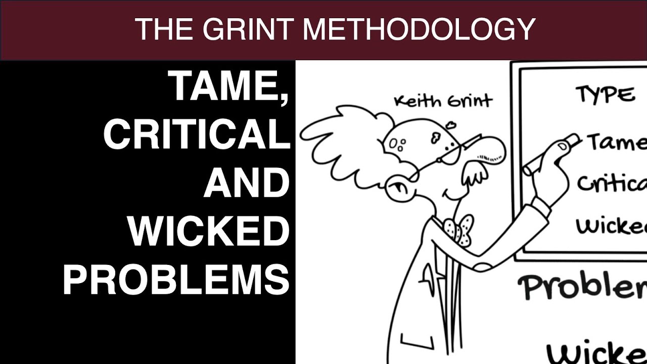 Problem Solving Wicked, Tame and Critical Issues