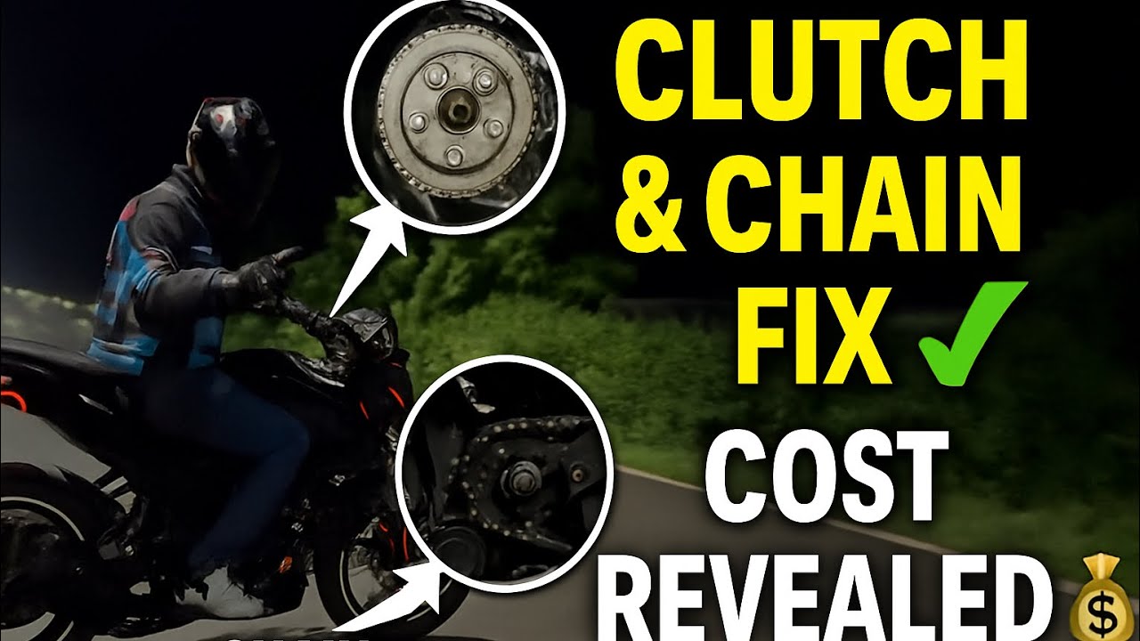 Clutch Plate & Chain Sprocket Replacement on Pulsar N160 | Full Cost & Problem Solved