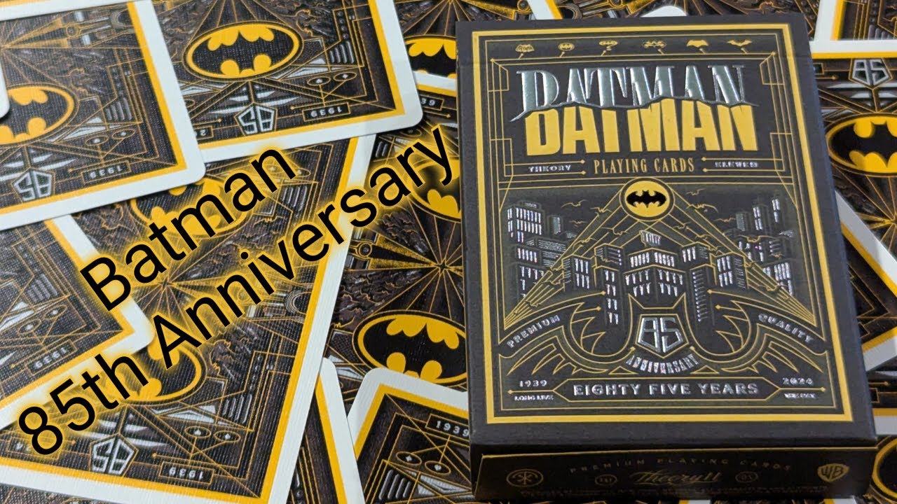 Daily deck review day 554 - Batman 85th Anniversary playing cards by Theory11
