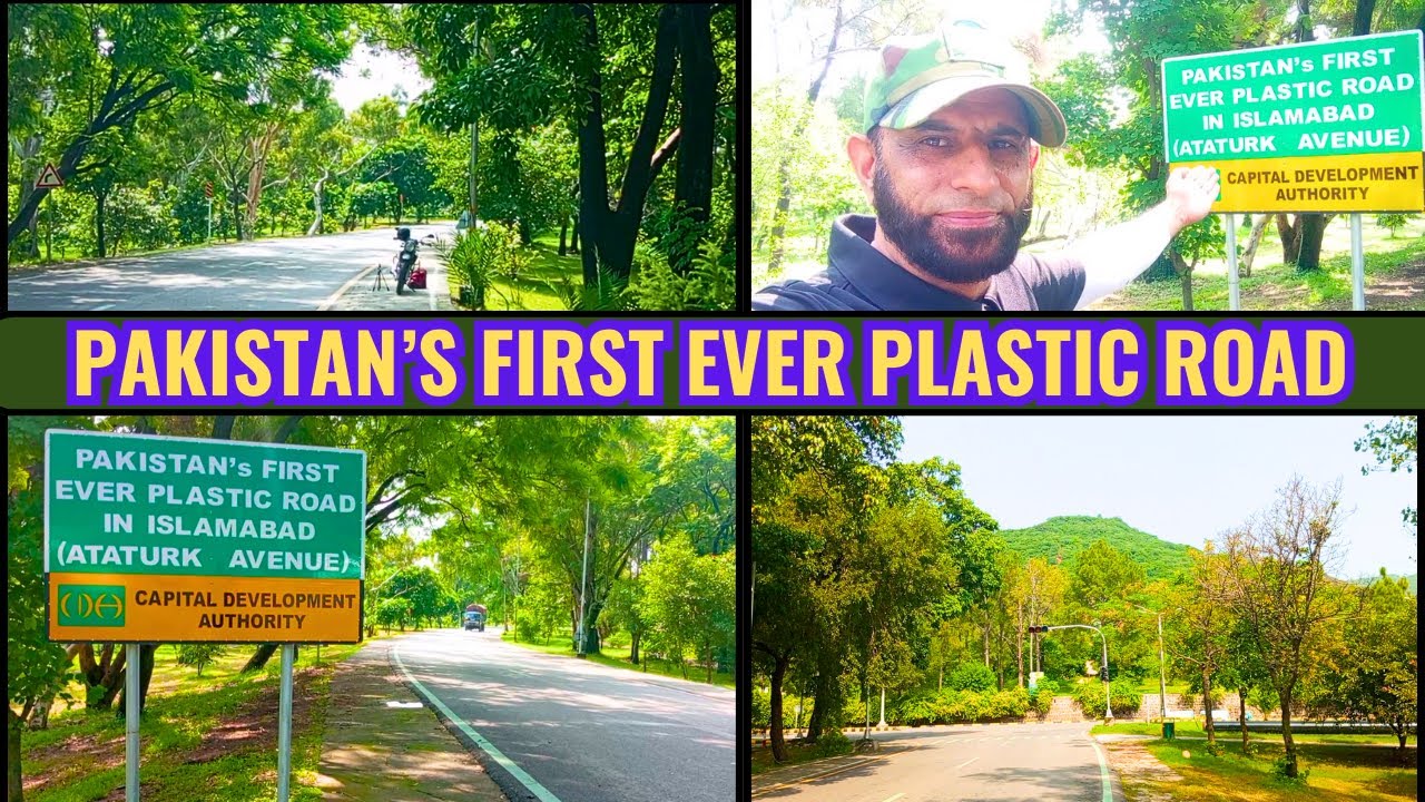Pakistan First Plastic Road in Islamabad | Plastic Roads in Pakistan | Plastic Roads in the World |