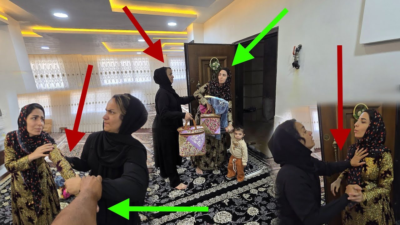 😱Big shock for pregnant Maryam, operator's wife throws her out of the house
