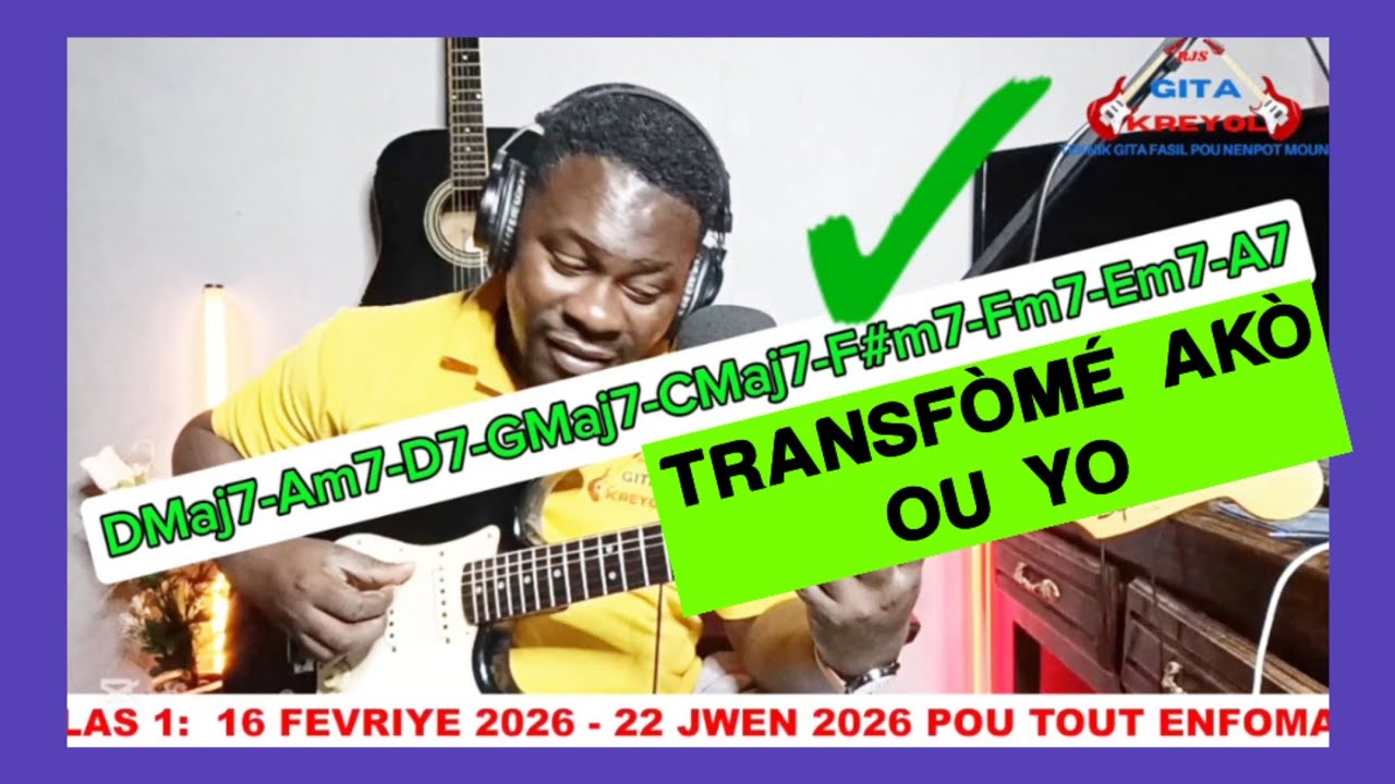 GRAS A GITA KREYOL OU KA TRANSFOME AKO BAZIK YO FASILMAN