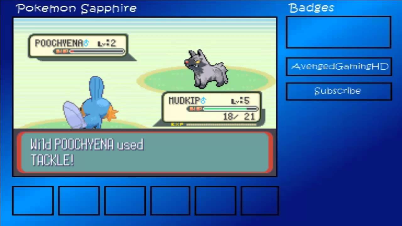 Let's Play Pokemon Sapphire Part 1 - Which Starter?