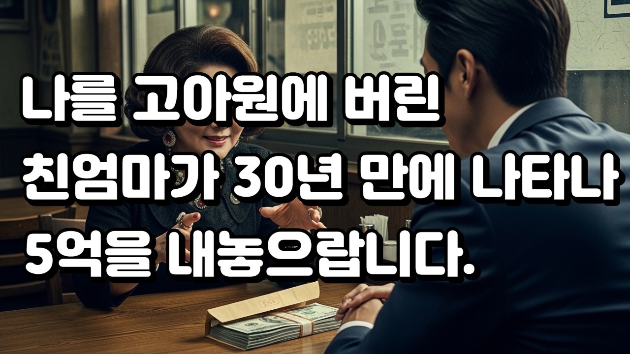 30년 전 핏덩이를 버린 비정한 친엄마, 성공한 아들 앞길 막다 천벌 받은 기막힌 사연