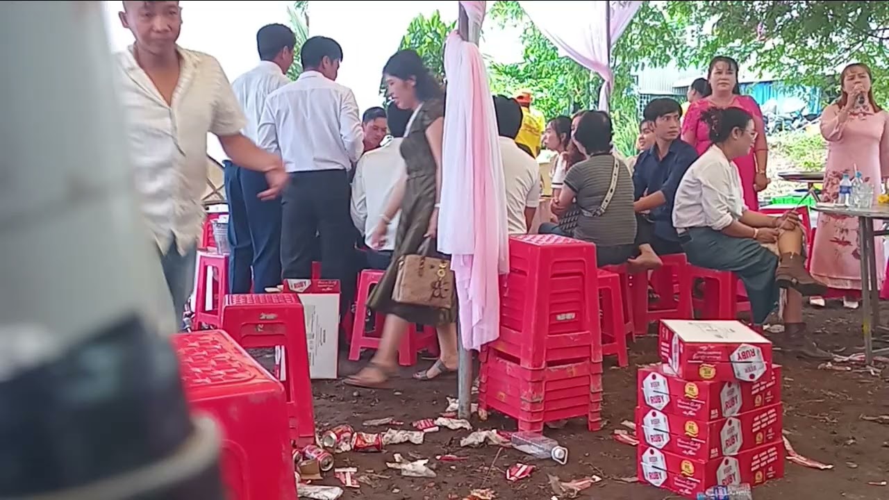 Bà sui áo hồng. Choi nhac reimx