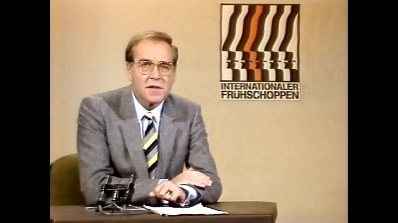 Egon Hoegen Sprecher Fr&uuml;hschoppen ARD 20.11.1983