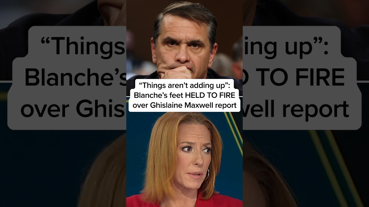 'Things aren't adding up': Blanche's feet HELD TO FIRE over Ghislaine Maxwell report