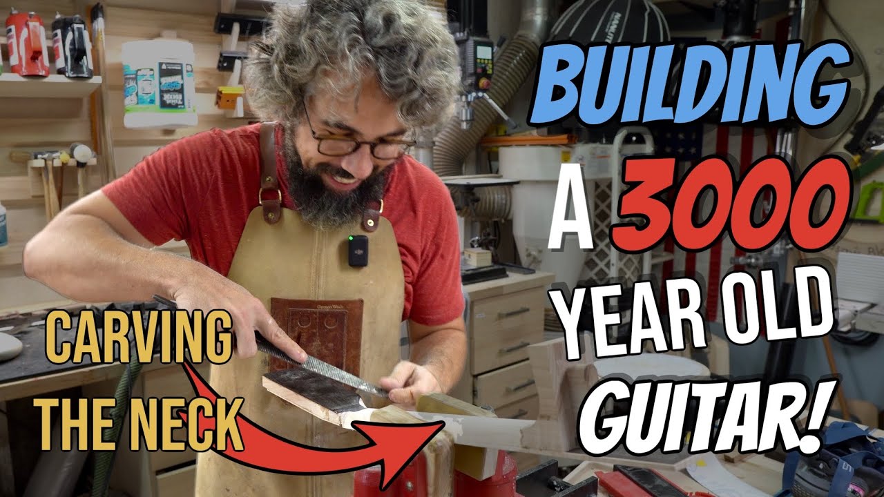 How To Make An Acoustic Guitar Ep. 34 (Carving the neck!)