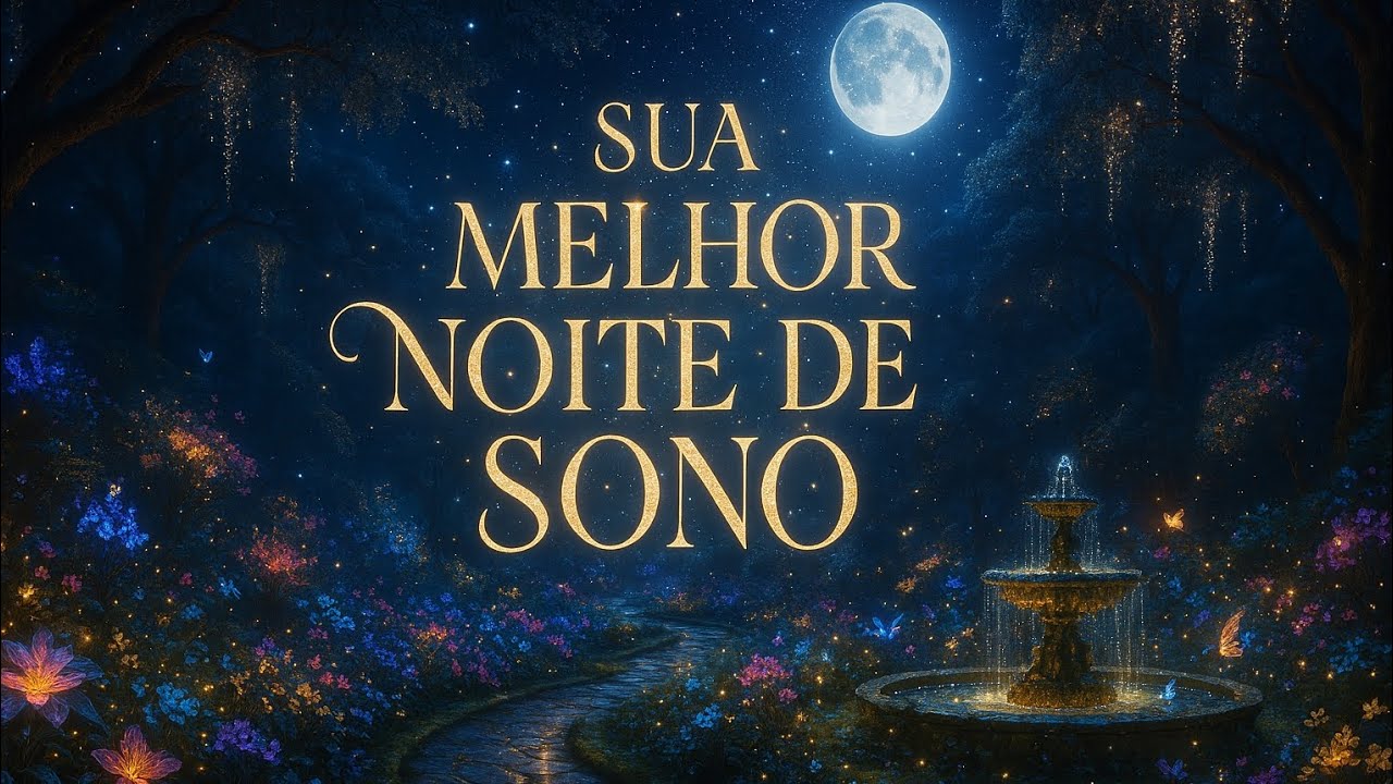 Durma Melhor Hoje 🌙 Hipnose para Sono Profundo ✨ Viagem ao Jardim dos Sonhos #hipnoseparadormir 