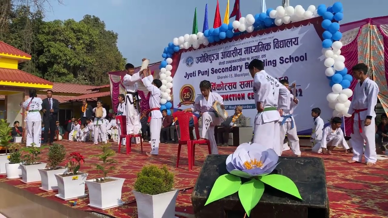 Power and Discipline: Taekwondo Performance | Jyoti Punj 25th Annual Function