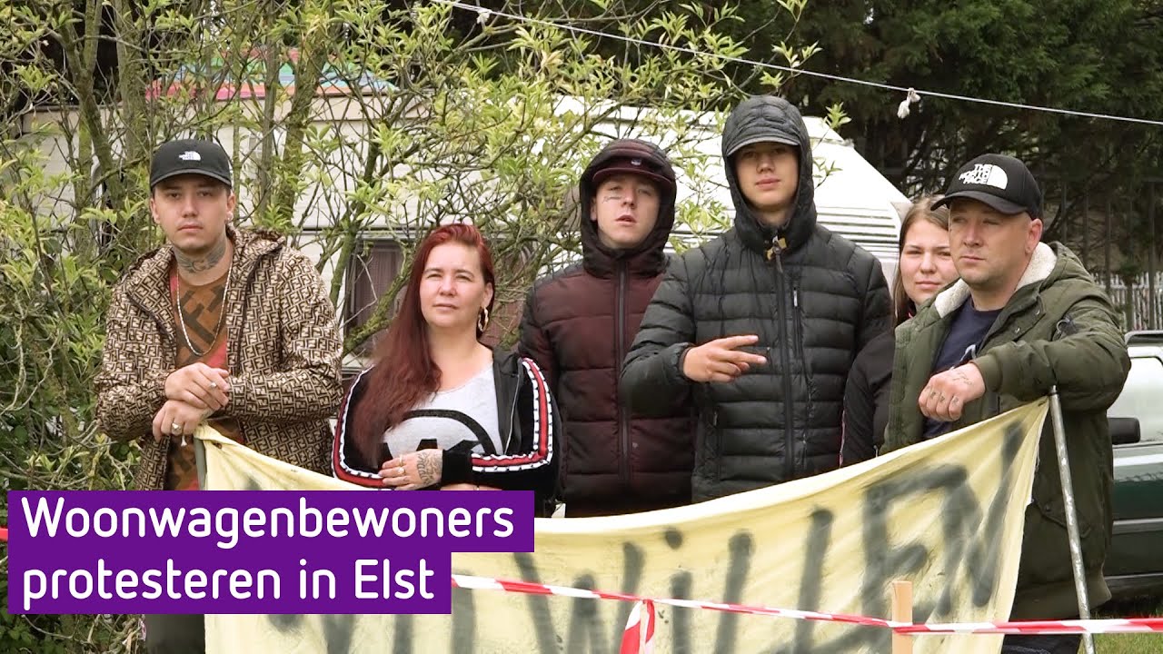 Woonwagenfamilie in Elst is het zat: na twee jaar nog geen nieuwe plek