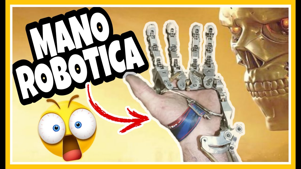 Se FABRICA su propia MANO ROBÓTICA al estilo de CYBERPUNK o TERMINATOR 🦾