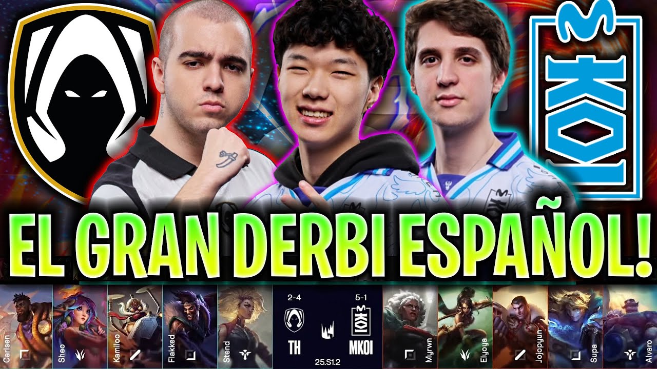 EL GRAN DERBI ESPAÑOL DE LA LEC!😱 *FLAKKED vs SUPA* - TH vs KOI LEC 2025 ESPAÑOL KNEKRO COSTREAM