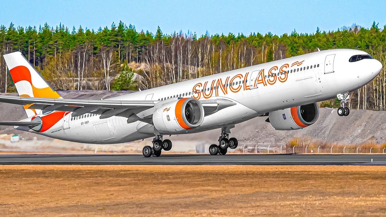 ✈️ CLOSE UP TAKEOFFS & LANDINGS 🇸🇪 Stockholm Arlanda Airport Plane Spotting in Sweden