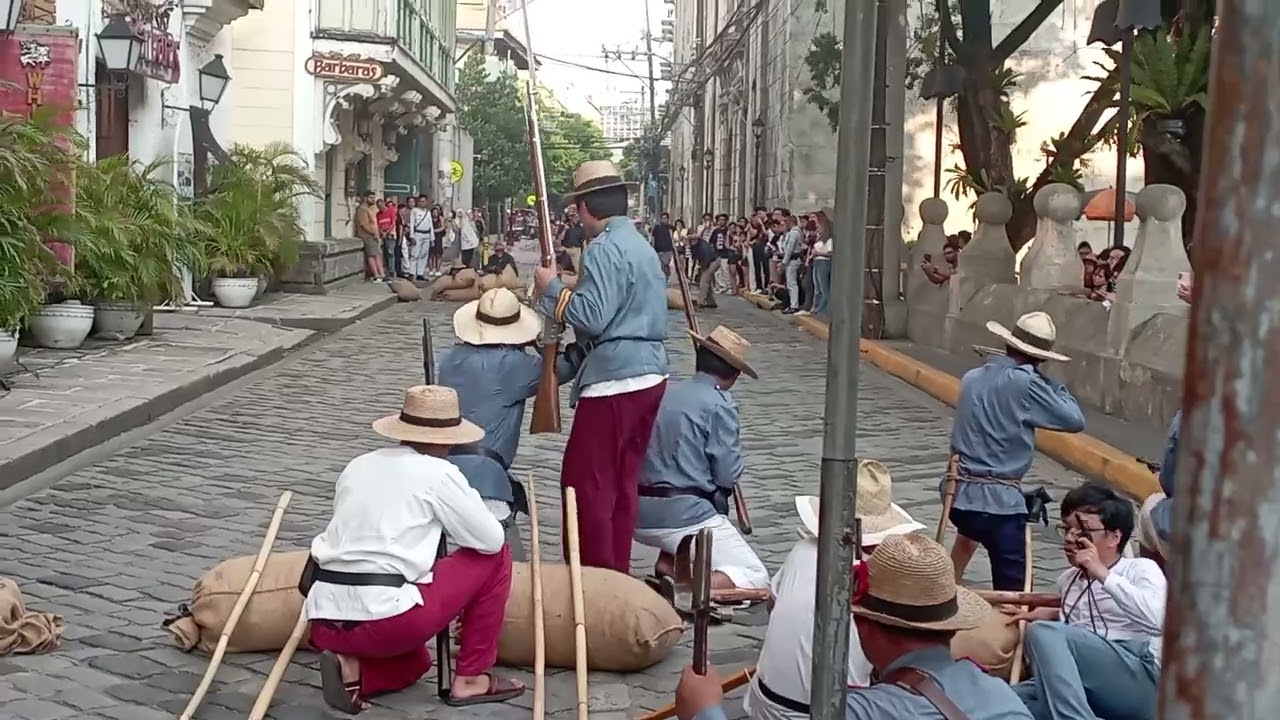 Battle of Tondo 2nd POV Philippine-American war Reenactment (HISTORIA VIVIENTE MANILA)