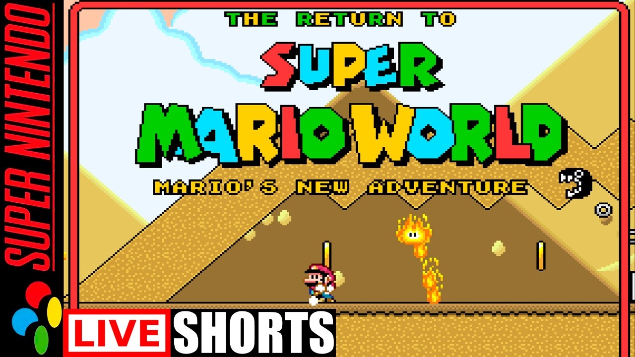 🔴The Return to Super Mario World 100%  [ LIVE SHORTS ]