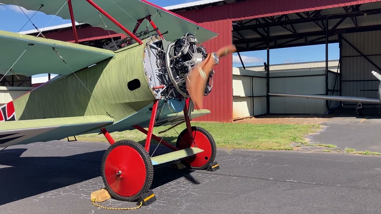 New Verner Radial Engine on the DR1.