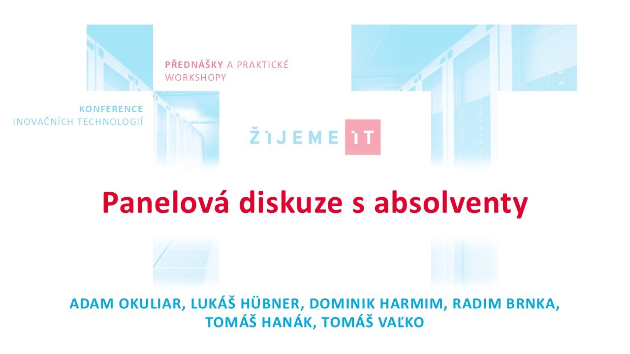 Panelová diskuze s absolventy