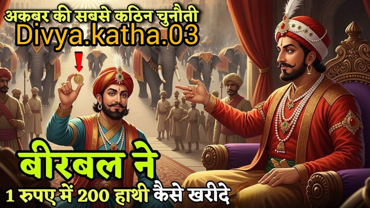 ₹1 में 200 हाथी?! | बीरबल की सबसे खतरनाक चाल | अकबर-बीरबल की अनसुनी कहानी#youtubeshorts 