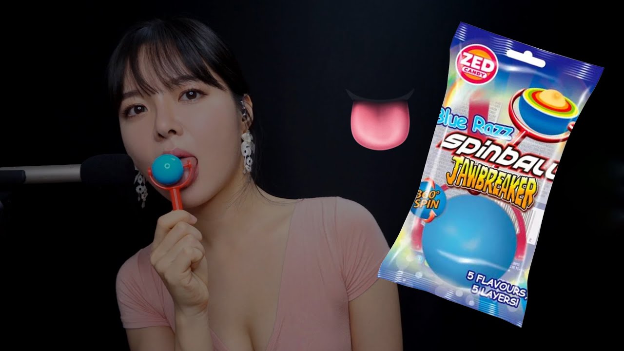 ASMR Облизывание леденца с колесом🤯