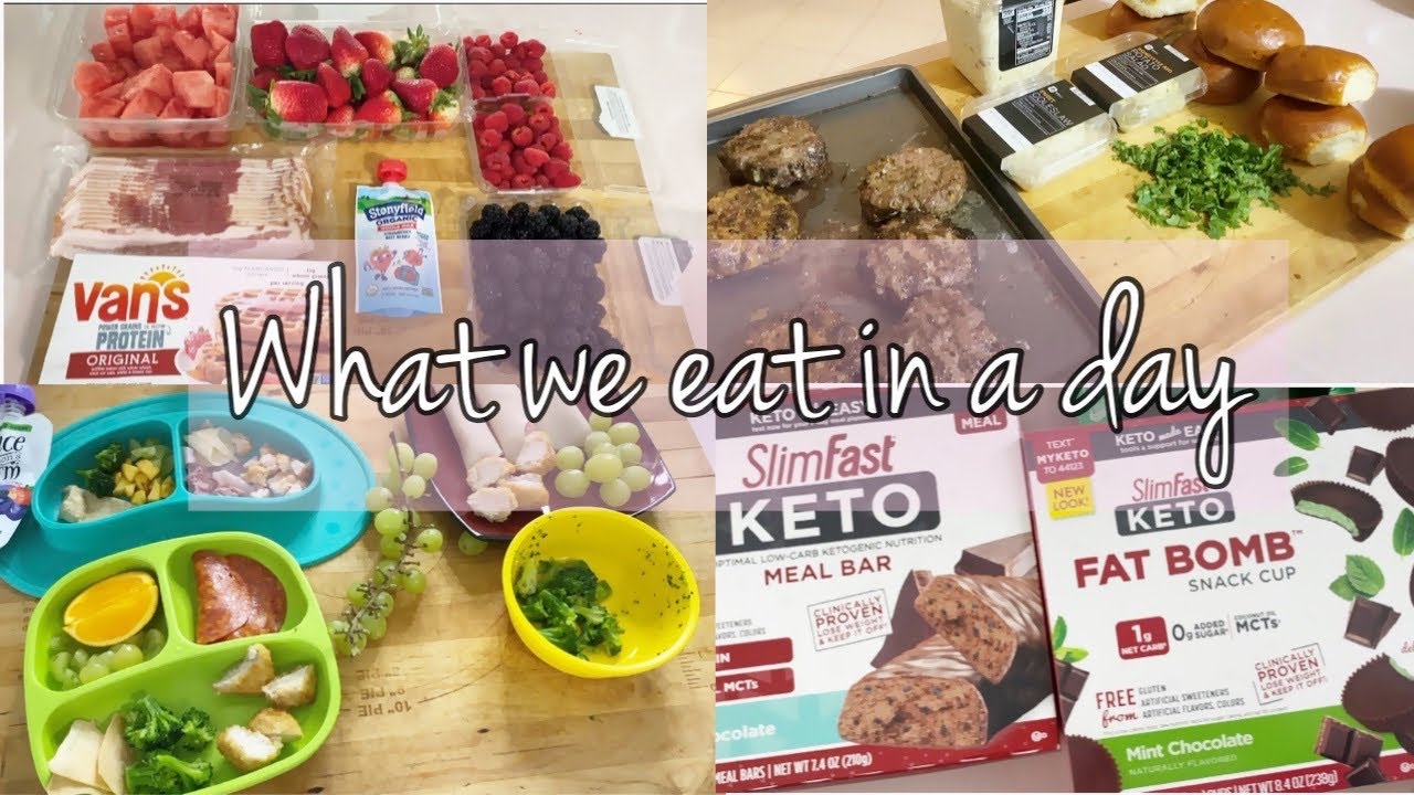WHAT WE EAT IN A DAY | TODDLERS AND MOM EDITION | SAHM