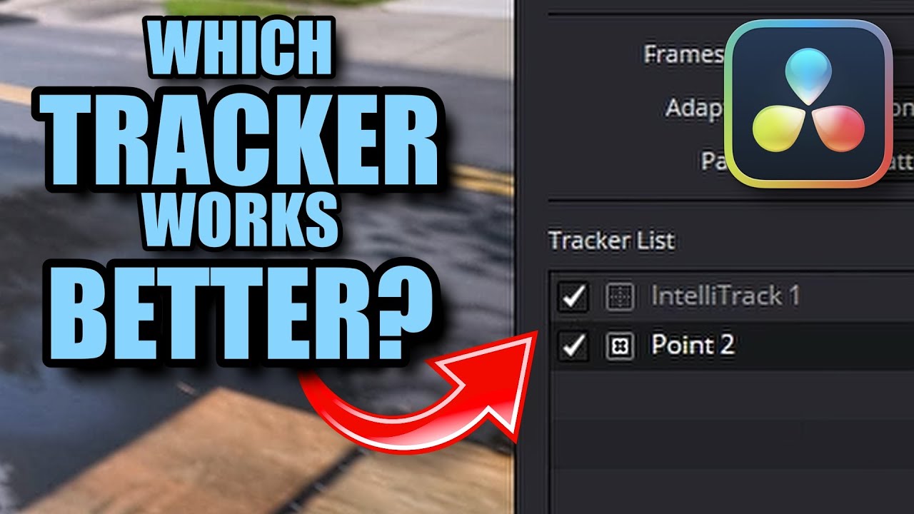 Comparing trackers: INTELLITRACK vs POINT TRACKER in Davinci Resolve 20!