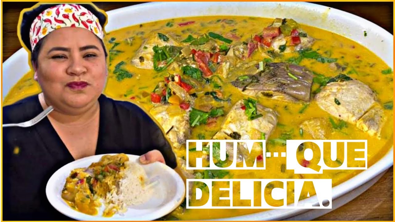 MOQUECA DE PEIXE com BANANA DA TERRA ( FÁCIL EM 7 MINUTOS )