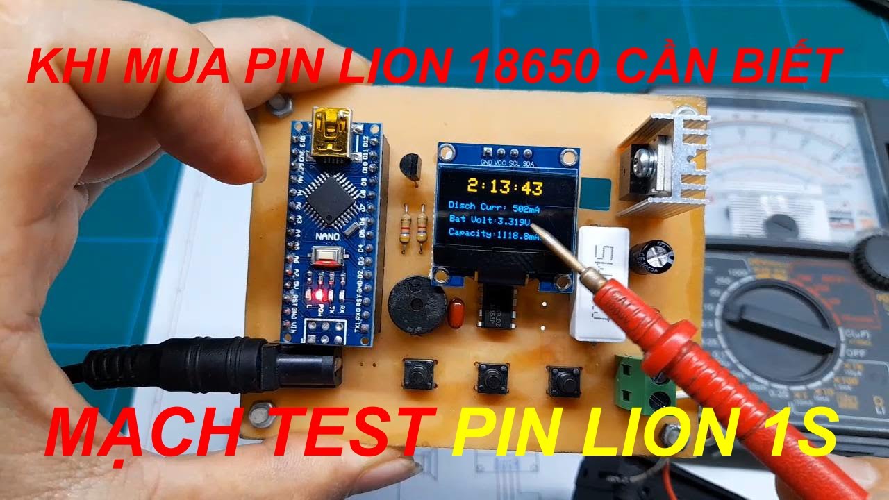 NHỮNG ĐIỀU CẦN BIẾT KHI MUA PIN  LION HOẶC LIPO, V&Agrave; R&Aacute;P MẠCH KIỂM TRA DUNG LƯỢNG PIN 1S