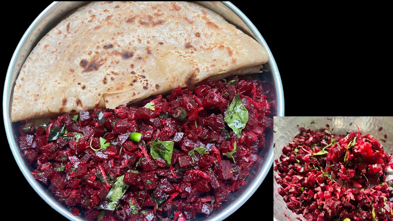Beetroot Palya | Side Dish For Chapati And Rice