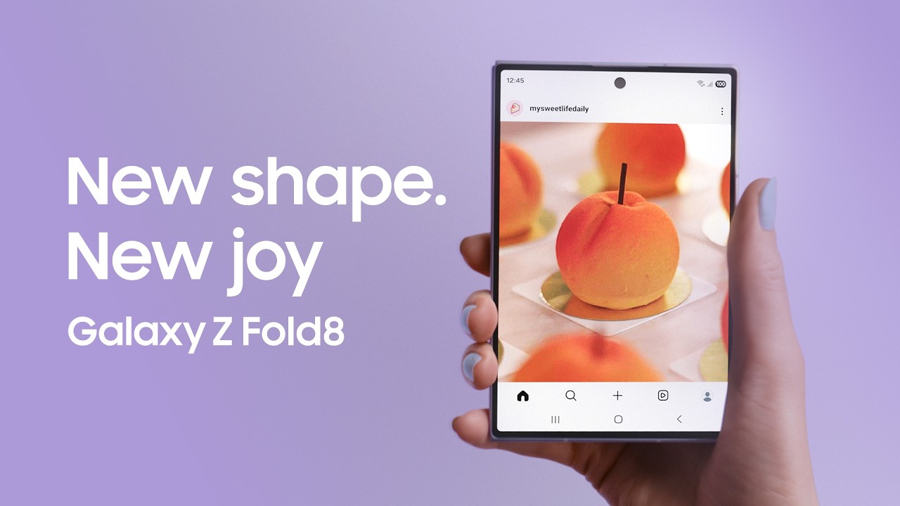 New shape, New joy | Galaxy Z Fold8 | Samsung