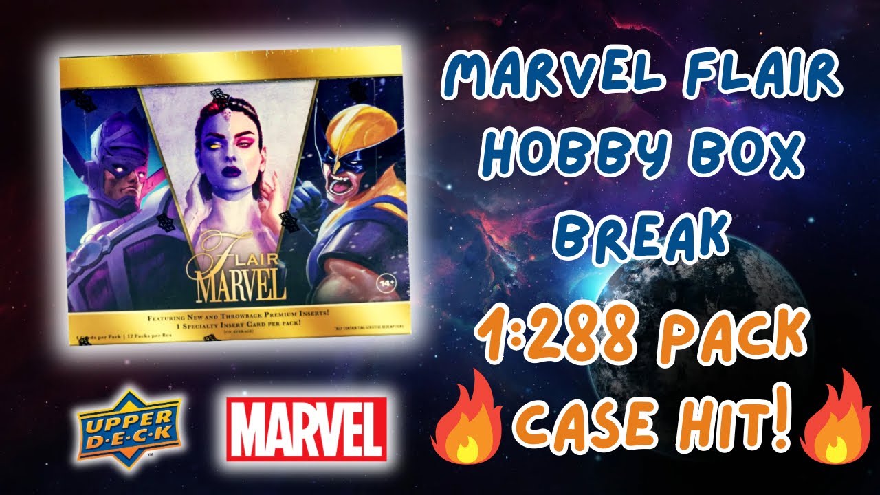 UNBOXING A CASE HIT IN 2023 MARVEL FLAIR!