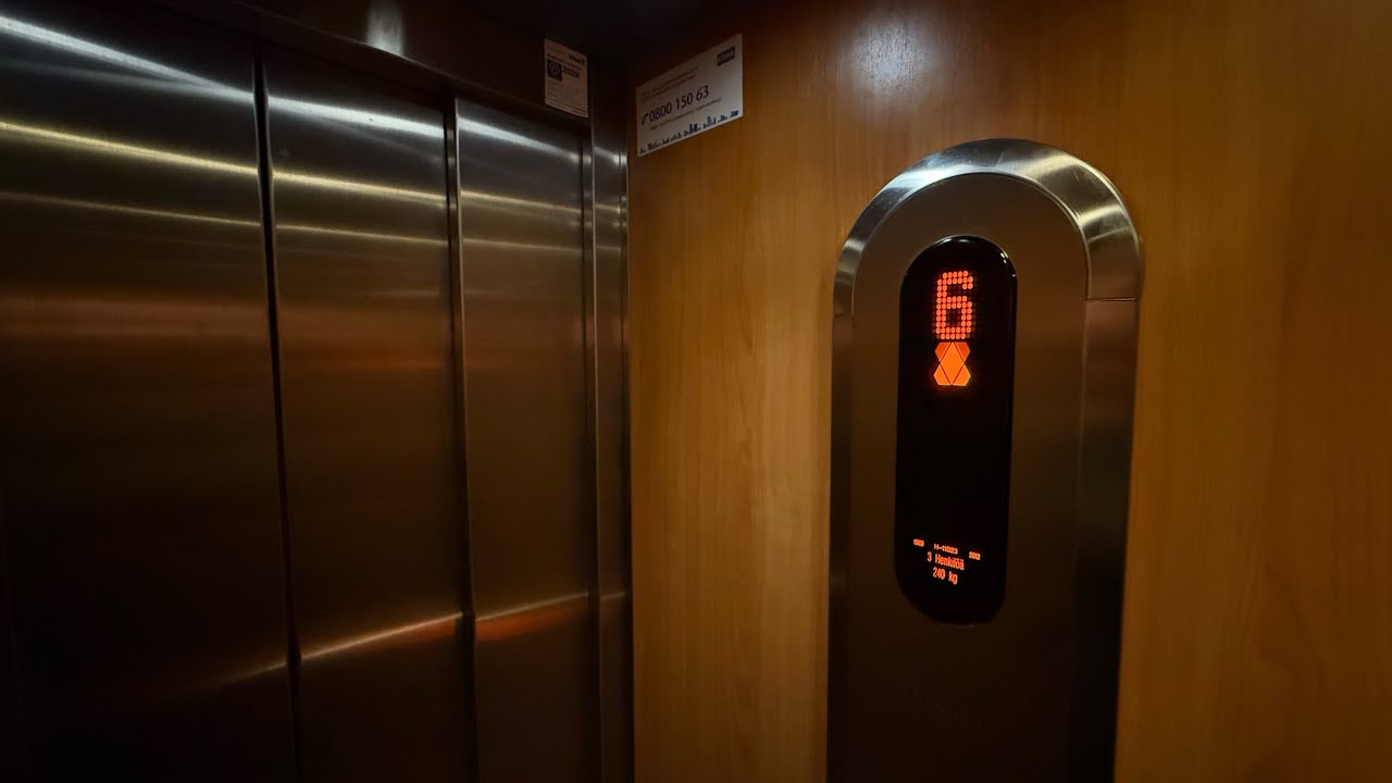 1963 KONE (mod.) Traction Elevator @ Kivenhakkaajankatu 4C, Turku, Finland.