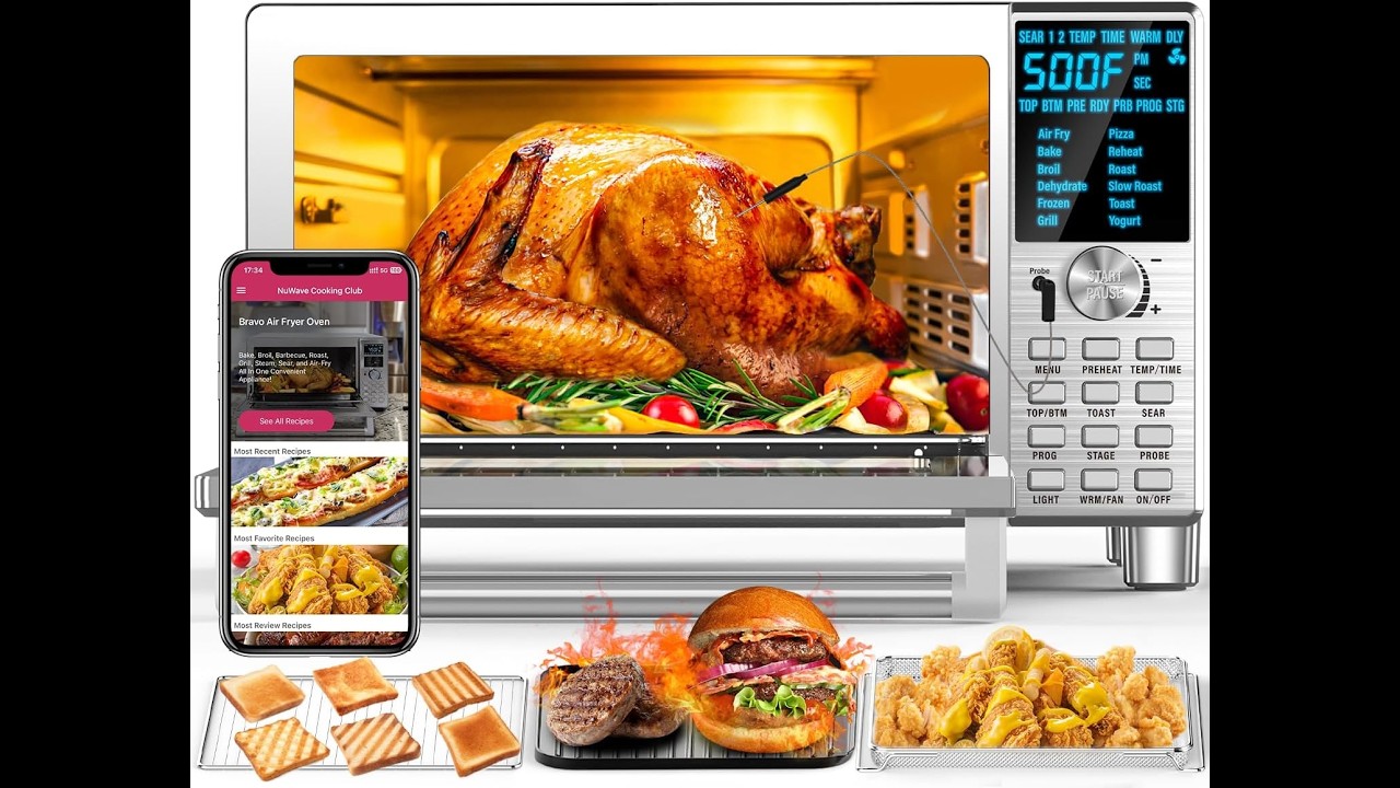 Nuwave 12-in-1 Air Fryer Review - Pros & Cons - Nuwave Bravo XL