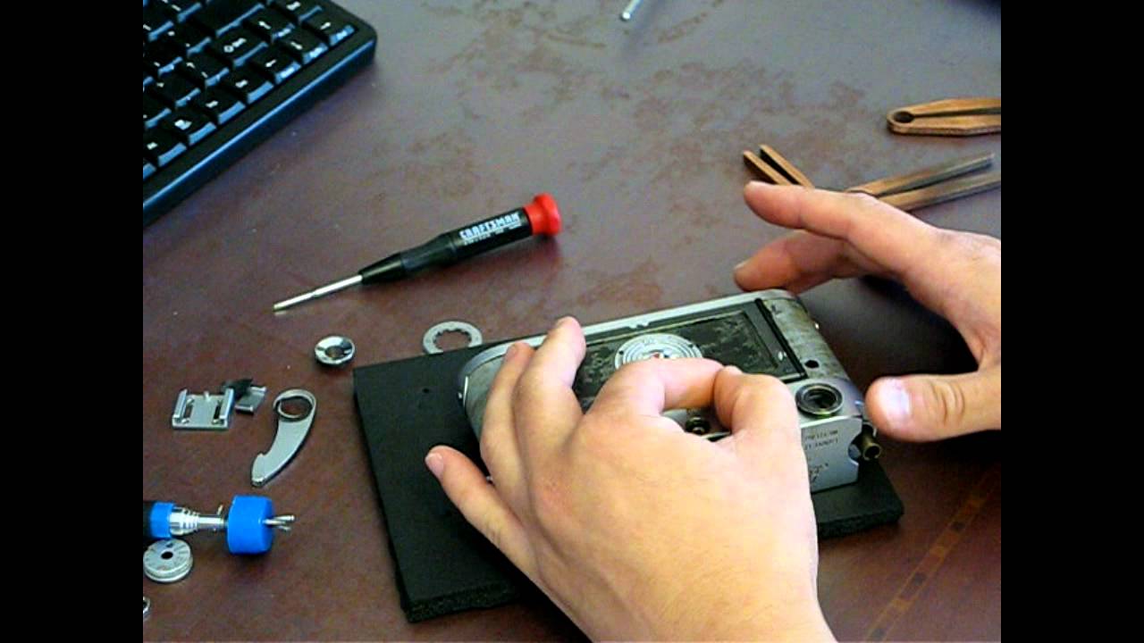 Leica M2 Top Plate Removal